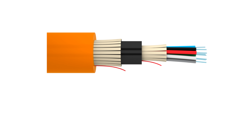 Red eléctrica inteligente control cable